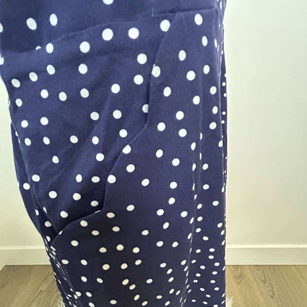 41 Hawthorn Navy Polka Dot Sundress – Size L - Picture 4 of 10